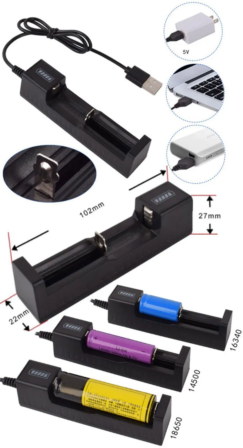 Cargador sobremesa 1x14500-18650